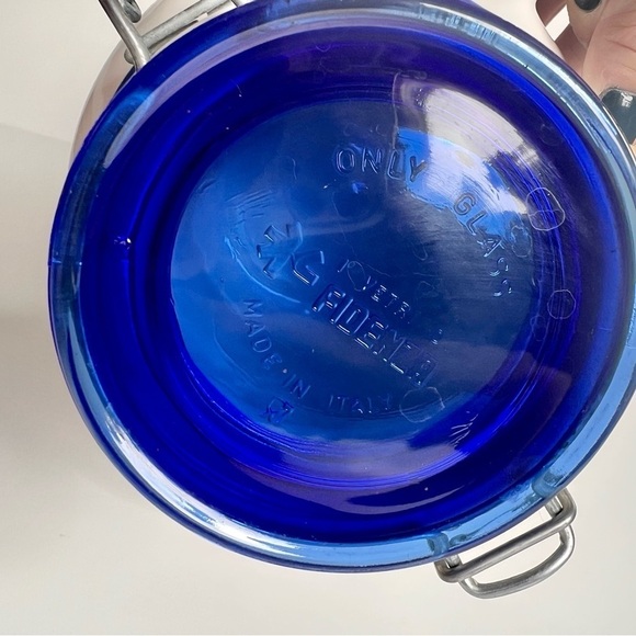 Vintage Clay Designs Coffee Canister Crock Hinged Lid Italian Made Fidenza - Picture 5 of 7